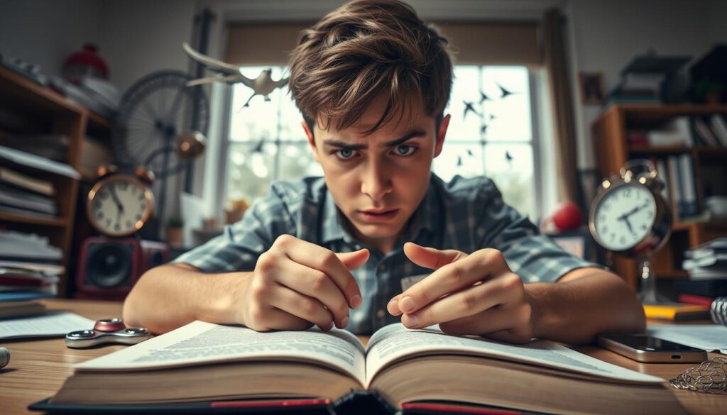 ADHD reading challenges