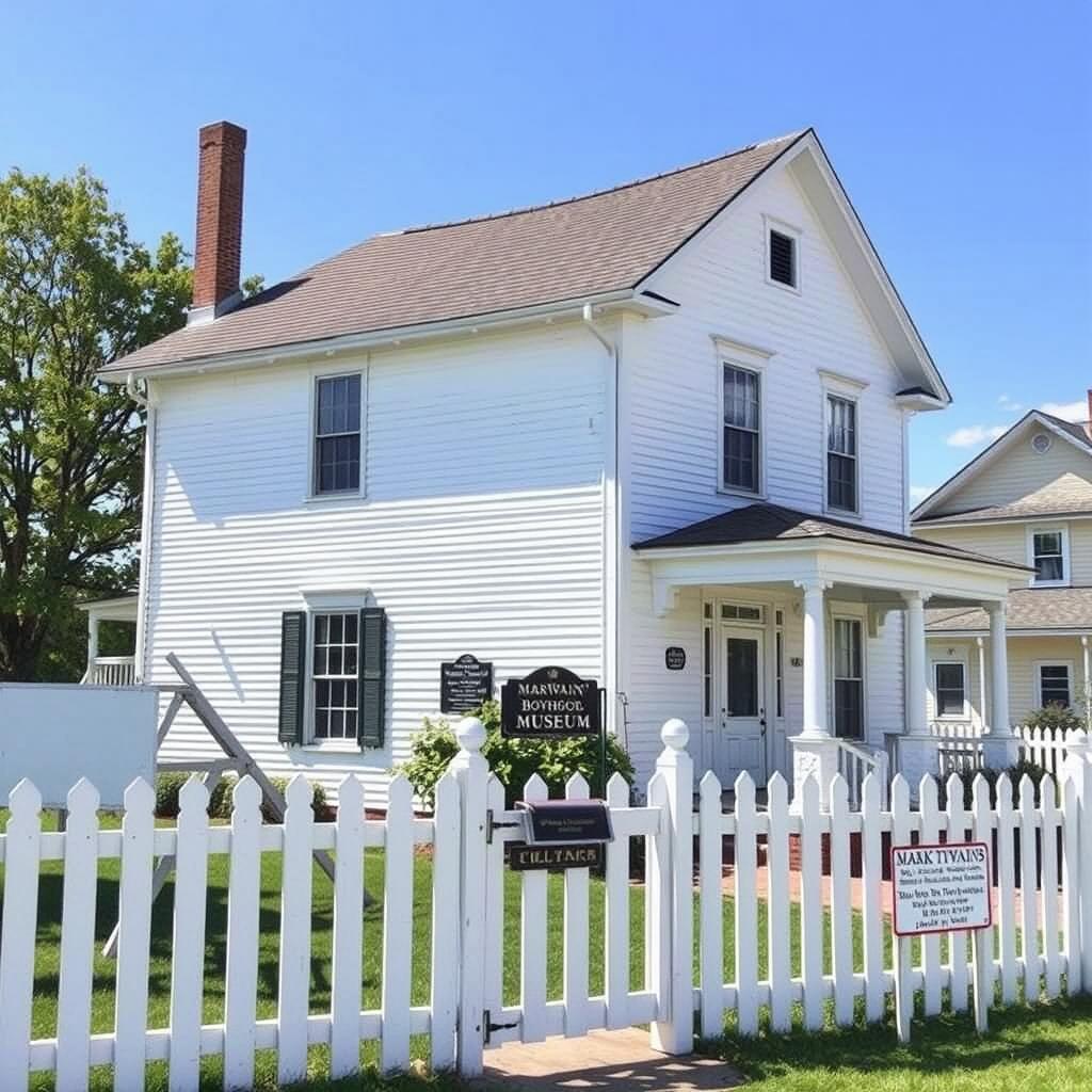Mark Twain Boyhood Home in Hannibal, Missouri