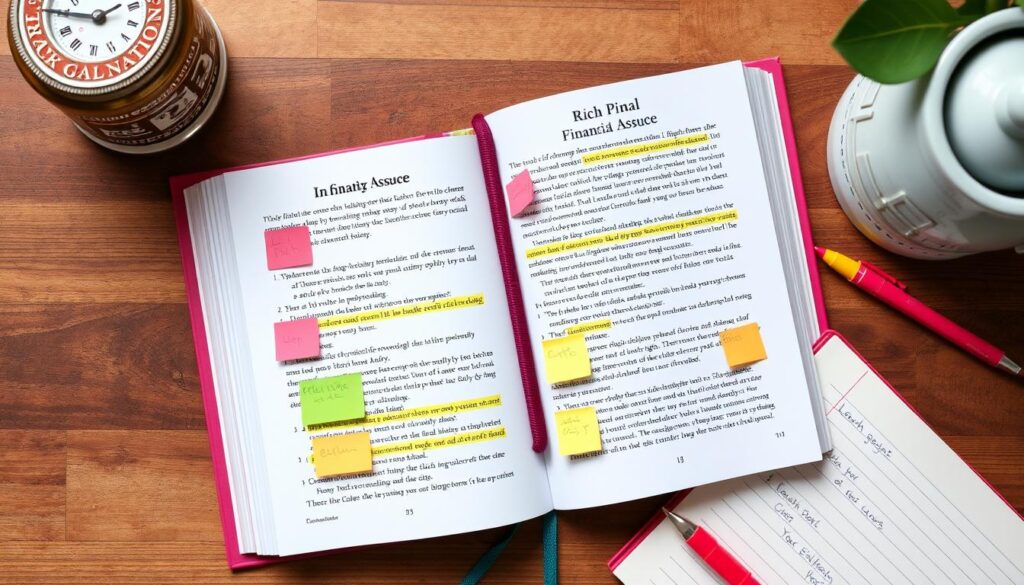 Open pages of Rich Girl Nation book showing practical financial advice